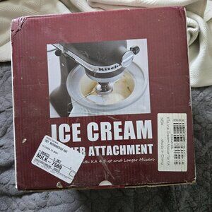 New Kitchen Aid Ice Cream Maker Attachment